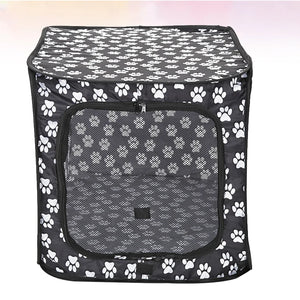 600 D Outdoor Dog House Soft Dog Crate Small Dog Playpen Dog Tent Fabric Dog Crate Dog Enclosures Rectangle Cat Tent Dogs