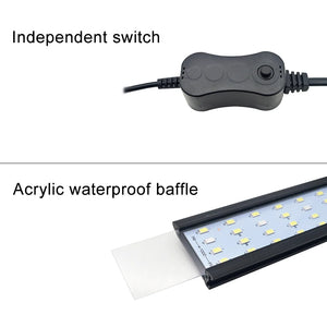 Aquarium LED Fish Tank Light Super Slim Plants Grow Clip Lights Lamp Aquatic Aquarium Lamps Lighting 220V 5W/7W/9W/12W