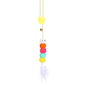 Pet Cat Toys Elasticity Retractable Hanging Door Type Interactive Toy for Kitten Mouse Catnip Scratch Rope Toy Pet Supplies Gift