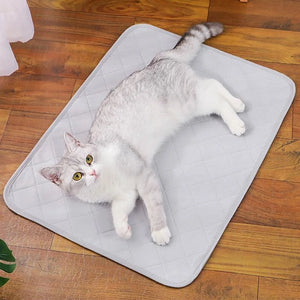 Pet Pee Pad Washable Pet Incontinence Pad With Absorbent Core Reusable  Cat Diaper And Dog Mattress Waterproof Dog Training Pad