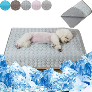 Dog Cooling Mat Summer Pet Cold Bed Extra Large for Small Big Dogs Pet Accessories Cat Durable Blanket Sofa Cat Ice Pad Blanket