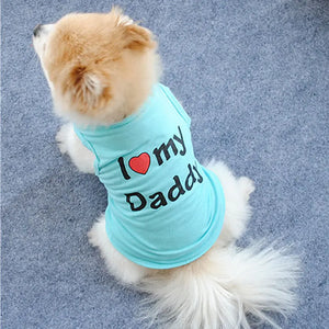 New Cute Cat Clothes Spring Pet Vest Clothing for Cat Fashion Summer Pet Jacket Printed Vest Costume Funny Apparel Cat Clothing