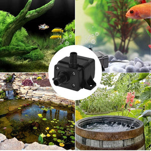 Brushless DC Water Pump Super Silent Aquarium Fish Tank USB Submersible Water Pump Mini Fountain Pumps 120L/H DC 5V Accessories