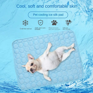 Large Dog Cooling Mat，Summer Pad Mat For Dogs Cat Blanket，Pet Cold Bed Extra Large For Small Big Dog， Washable ForMedium Car