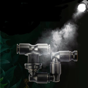 360 Degree Rotating Reptiles Fogger Mist Sprinkler Terrarium Nozzle Adjustable Greenhouse Pet Cooling System 파충류