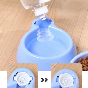 1.8L/500g Cat Automatic Feeder Mushroom Shape Water Bottle Cat Bowl Feeding & Watering Supplies Dog Water Dispenser Pet Products