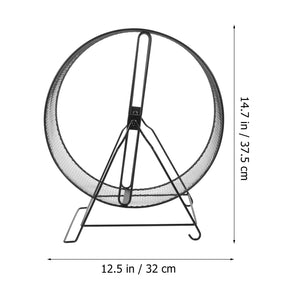 Wheel Hamster Exercise Running Small Silent Chinchilla Largehedgehog Guinea Ratgerbil Metal Pet Quiet S Animal