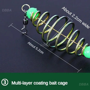 Trap Mesh Fishing Feeder Trap Copper Shoal Cast Gill Feeder Fishing Accessories Sticky Fish Net With Float Trap Ultralight