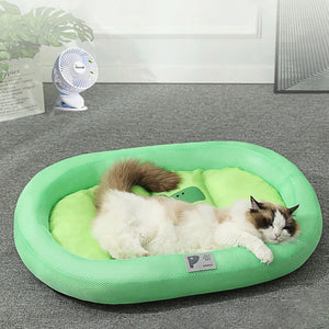 MADDEN Summer Cooling Pet Cat Bed Cushion Ice Pad Dog Sleeping Mat for Puppy Dogs Cats Pet Kennel Top Quality Cool Cold