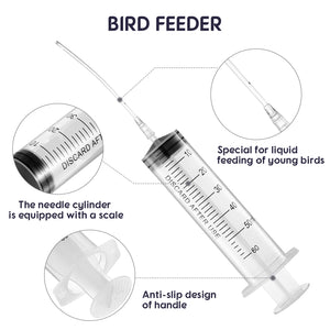 1 Set Dove Feeding Tube Bird Feeding Syringe Parrot Milk Feeding Syringe Puppy Feeding Tube