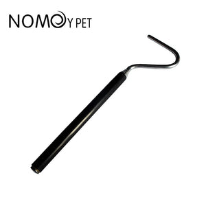 Retractable Snake Hook Stainless Steel Long Handle Snake Catching Tool Trap Snake Tongs Reptiles Handling Tool