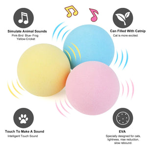 Youpin Xiaomi Smart Cat Ball Toys Interactive Catnip Pets Playing Ball Cats Training Toy Pets Squeaky Supplies Products Toy Cats