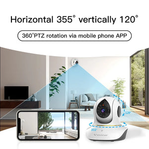 Vstarcam 1080P WiFi Camera Indoor IP Camera Baby Pet Monitor 360° PTZ Home Security Surveillance Motion Detection