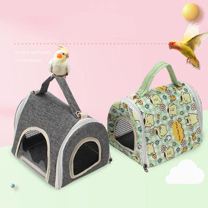 Pet Hamster Travel Carrier Bag Chinchilla Guinea Pig Bunny Breathable Carrier Cage Warm Soft Travel Walking Small Animal Carrier