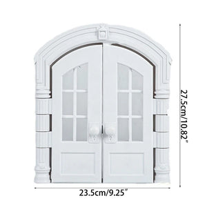 Inertior Door for Small Cats Easy Install Pet Door without Flap for Pets up to 10kg French Doors Dropshipping