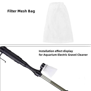 20pcs Easy Clean Filter Mesh Bag for Aquarium Gravel Cleaner Net Bag Fish Tank Water Changer Filter Accessories Reusable Bag