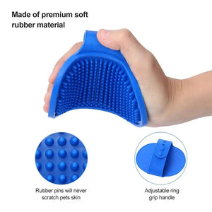 Pet Cleaning Brush Dog Cats Bath Massage Gloves Comb Hair Remover Grooming Soft Rubber Cleaning Tool Pets Washing Supplies