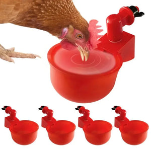 5-50PCS Chicken Drinking Cup Automatic Drinker Chicken Feeder Waterer Drinking Bowl Water Feeder for Chicks Duck Goose Quail