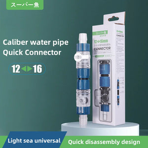 Aquarium Filter Water Valve Hose 12/16mm Flow Control Double Tap Quick Release Connector Fish Tank Filter Replace Accessories