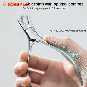 Professional Pet Nail Clipper Sharp Safety Animal Grooming Toe Trimmer Stainless Steels Finger Cutter for Dog and Cat