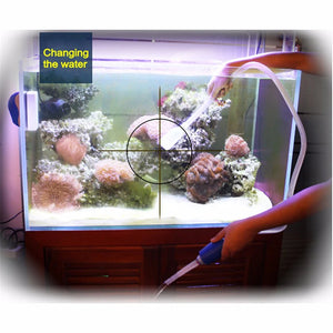 Aquarium Manual Cleaner Siphon Gravel Suction Pipe Fish Tank Vacuum Water Filter Change PumpTools Fishbowl Supplies for Home