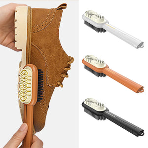 Long Handle 2 Sided Boot Cleaner Rubber Eraser Set Shoes Stain Dust Suede Cleaning Brush Shoes Brush Suede Clean Up Shoe Care