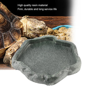 Pets Feeder Bowls Crawler Pet Feeder Bowl Basin Resin Non-toxic Food Water Pot Reptile Turtle Tortoise Scorpion Lizard Crabs