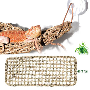 Reptile Hammock Terrarium Decoration For Lizard Lounger Small Hermit Crabs Geckos Bed Birds Reptile Mats Pets Supplies