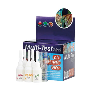 3-in-1 Aquarium Test Kits for Freshwater & Marine Water Accurate Water Quality Testing Solution for Pond, Fish Tanks