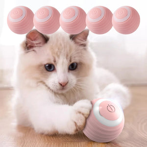 Smart Cat Toys Interactive for Cats Training Self-moving Kitten Toys Electric Cat Ball Toys Automatic Rolling for Indoor Playing