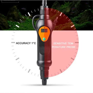 110-240V Sunsun EH-300 EH-500 800W 1000W Aquarium Fish Tank Adjustable Temperature External Heater Automatic Thermostat