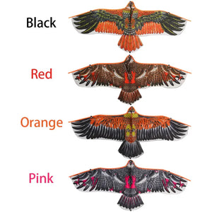 Flat Eagle Kite With 30 Meter Kite Line Children Flying Bird Kites Windsock Outdoor Toys Garden Cloth Toys For Kids Gift