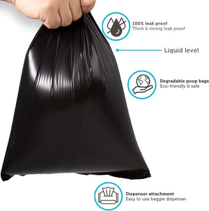 120/100/50 Rolls Dog Poop Bags Pet Waste Garbage Bags Unscented Outdoor Carrier Holder Dispenser Litter Bag כלב Accessories