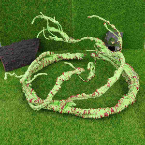 Reptile Vine Small Animals Habitat Forest Bend Branch For Lizard Landscape Simulation Plant Rattan Pet Box Decor