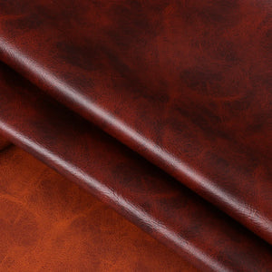 Faux Leather Crazy Horse Semi-Pu Upholstery Leather 1.2mm Grade Vinyl Faux Leather Sheets Soft PU Faux Synthetic Pleather Fabric