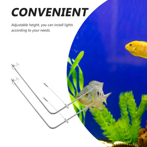 Aquarium Light Bracket Aquarium Lights Holder Fish Tank Metal Holder Hanging Bracket Metal Fish Tank Stands Metal Stand