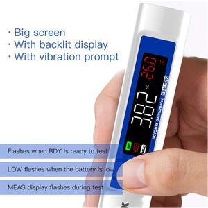 Color Screen Seawater Electronic Hydrometer Salinity Meter High Precision Digital   Aquarium  Seafood Farmi