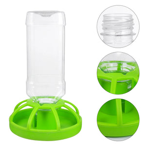 Reptile Water Dispenser Turtle Feeding Dish Auto Feeder Small Animal Waterer Bowl Pet Animals