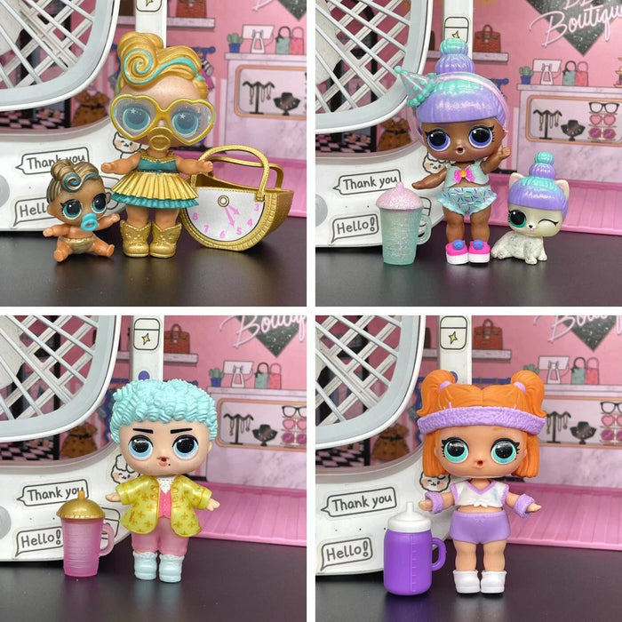 Dolls Action Figures Diy Model Toys Pets and Bags Rare Series Kids Playhouse Dolls Shoes Glasses Dolls Gifts Accessories