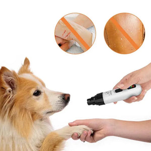 Painless Electric Dog Nail Grinder for Small Large Dog Cat Nail Clippers Pet Paws Nail Grooming USB Charging Trimmer Pet Supplie