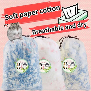 Hamster Paper Cotton Golden Bear Small Pet Deodorant Hamster Bedding Winter Warm Sawdust Hamster Supplies Rabbit 햄스터 베딩