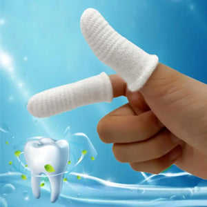 Dog Toothbrushes Soft Pet Fingers Toothbrush Teddy Dog Cat Cotton Brush Teeth Oral Cleaning Kitten Bad Breath Care Pet Supplies