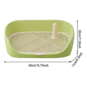 Simplify indoor potty training with the Training Toilet for Small Dogs and Cats. Durable, portable, and easy to clean, this tray is perfect for small pets and helps keep your home clean and odor-free. Ideal for apartments and homes without outdoor access.