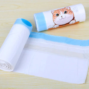 Litter Pan Box Liners Thickened Durable PE Material Medium Extra Large Drawstring Waste Bags for Pets Leak Proof