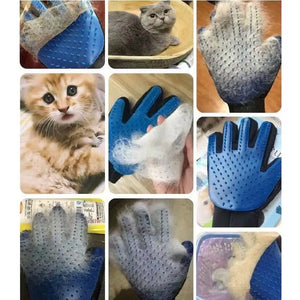 Rubber Pet Glove Cat Grooming Glove Dog Cat Hair Combs Pet Bath deShedding Tools Glove Massage Grooming Clean Dogs Cats Supplies