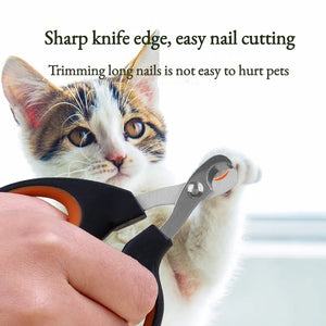 Cat Nail Clippers Professional Pet  Nail Scissors Dog Toe Claw Trimmer Gad Pet Grooming Supplies Products for Small Dogs Cats