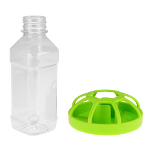 Reptile Water Drinker Dispenser Food Bowl Lizard Feeder Round Dish Turtle Water Bowl