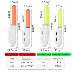 Fishing Electronic Rod Luminous Stick Light LED Induction Fishing Fish Bite Alarms Light Night Fishing Rod Tip Alert Indicator