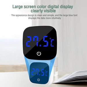 Aquarium Self-Adhesive Thermometer LED Digital Fish Tank Mini Thermometers Touch Screen Temperature Meter Monitor 0-60℃