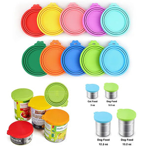 Silicone Pet Can Lid Portable Dogs Cats Storage Tin Cap Lid Soft Seal Cover Canned Lid Pet Items Health Pet Daily Supplies